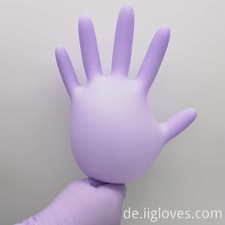 Hochwertige Einwegpulverhandschuhe im Krankenhaus Nitrilhandschuhpulverfreier medizinischer Nitrilhandschuhe